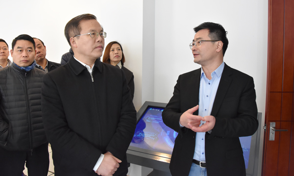 杭州市委常委、余杭区委书记毛溪浩一行莅临我司考察调研
