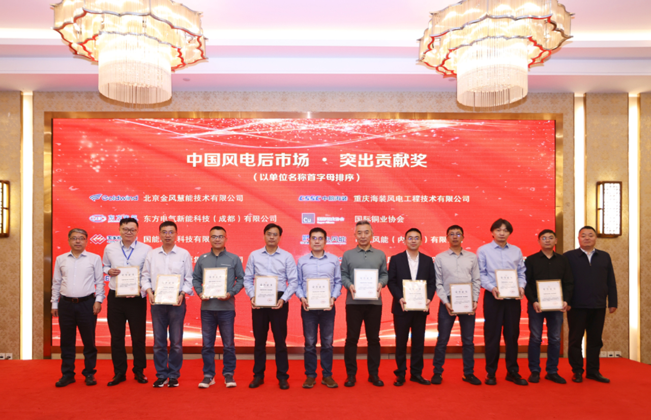 【喜报】抖圈股份荣获&ldquo;中国风电后市场&middot;突出孝顺奖&rdquo;